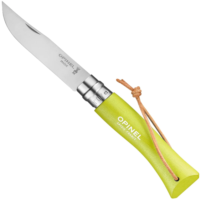 Opinel No. 07 Colorama Anise Stainless Steel Folding Knife
