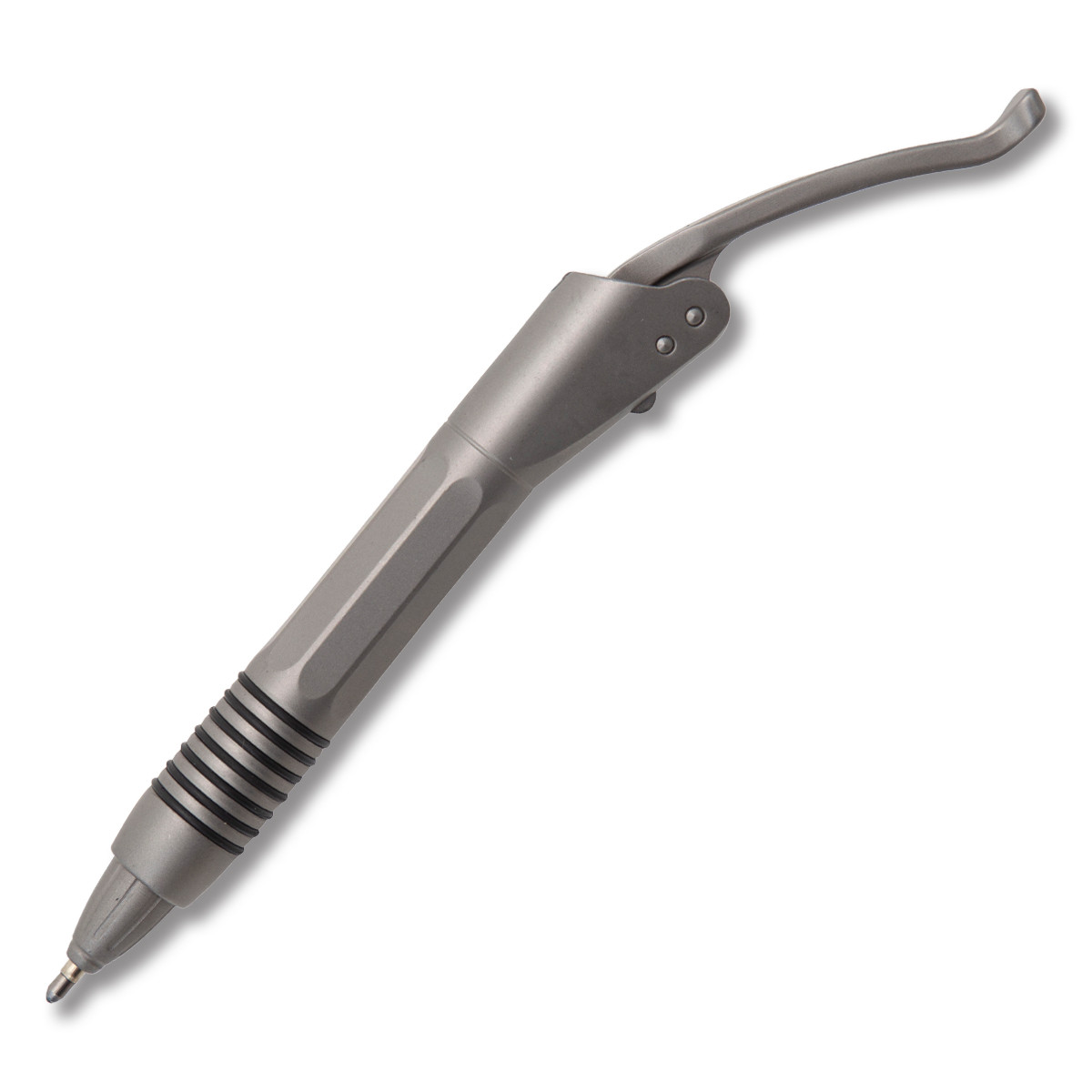 Microtech Siphon II Tactical Pen 2in Bead Blasted Stainless Steel