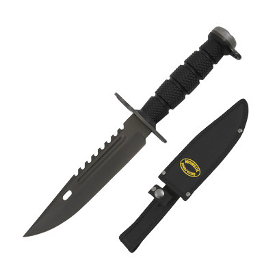 Frost Cutlery Delta Force Titanium Bayonet Black
