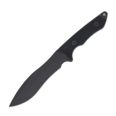 Spartan Blades Ronin Shinto Fixed Blade Knife 5.63in S45VN Black Recurve SB47BKBKNLBK