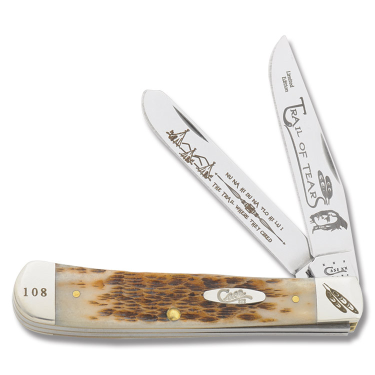 Case Trail of Tears Trapper Folding Knife CATTT
