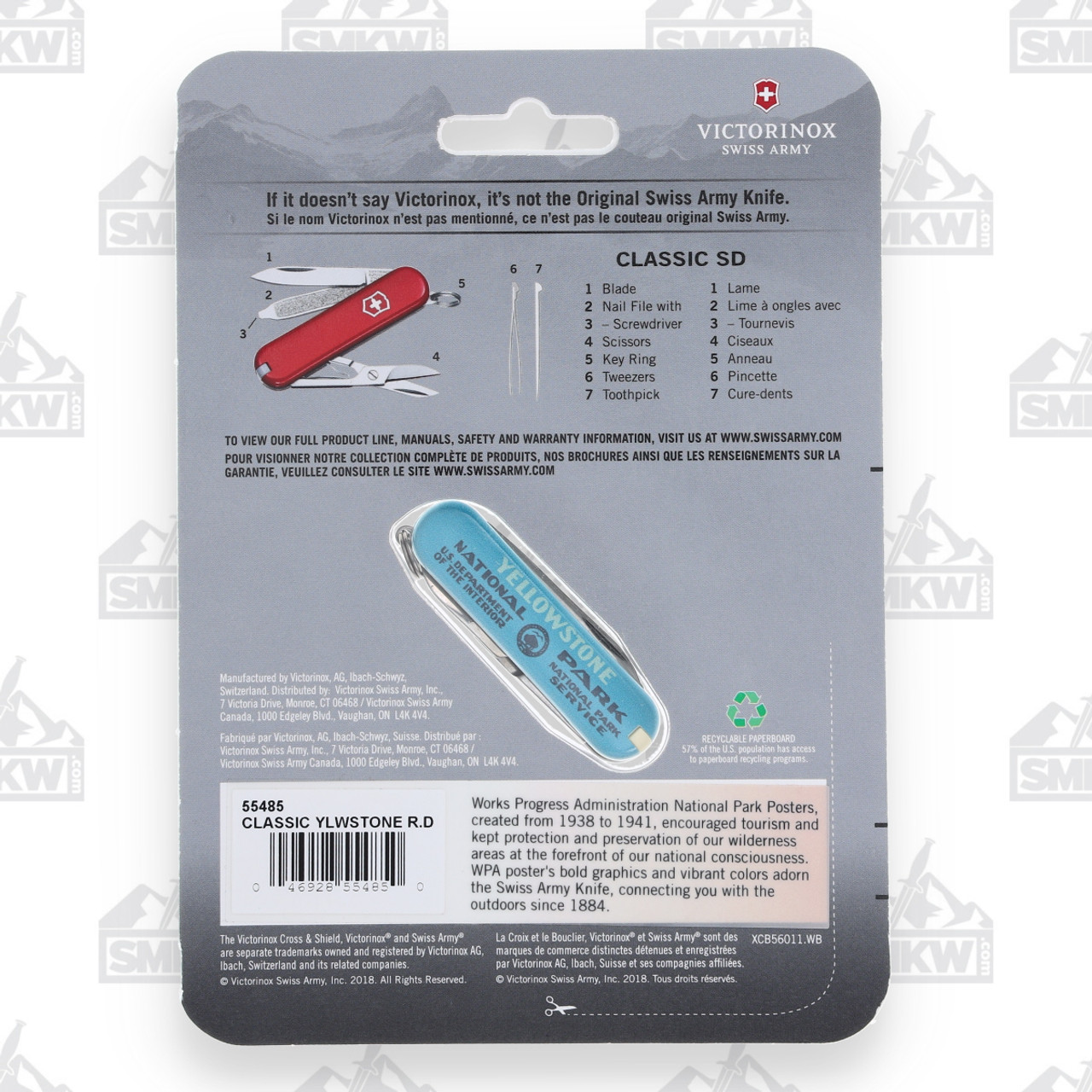 Victorinox Classic SD Swiss Army Knife Yellowstone National