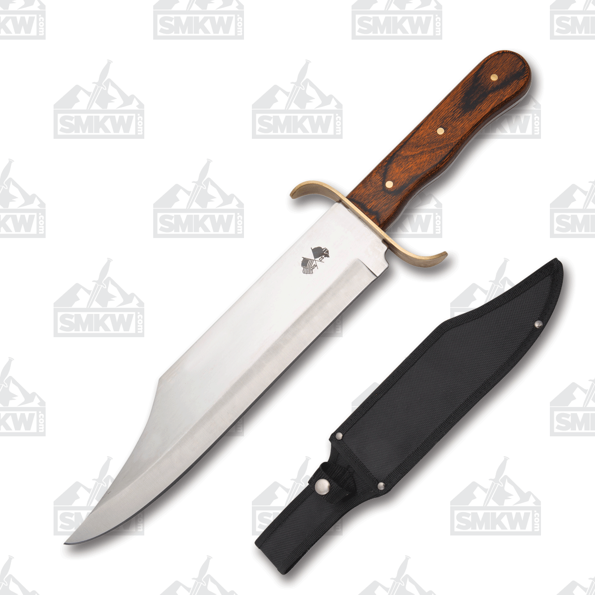 Frost Cutlery Brown Pakkawood Civil War Bowie FRCSA04PW