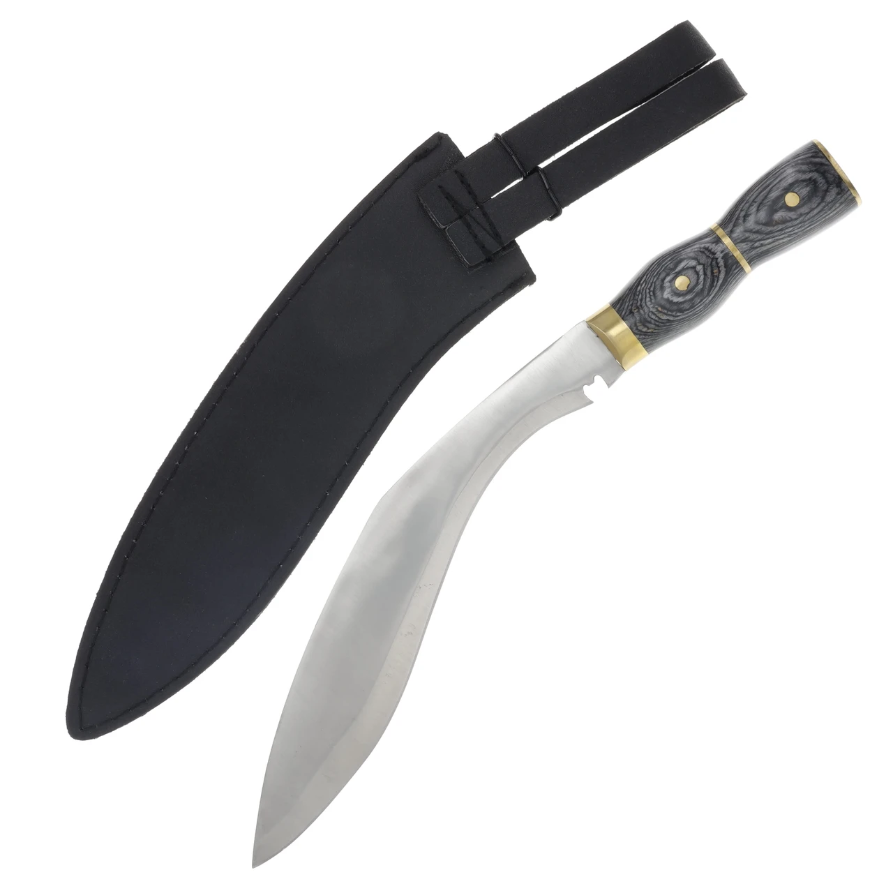 SZCO Supplies 17 Inch Stainless Steel Gurkha Kukri Knife with Sheath 20324717