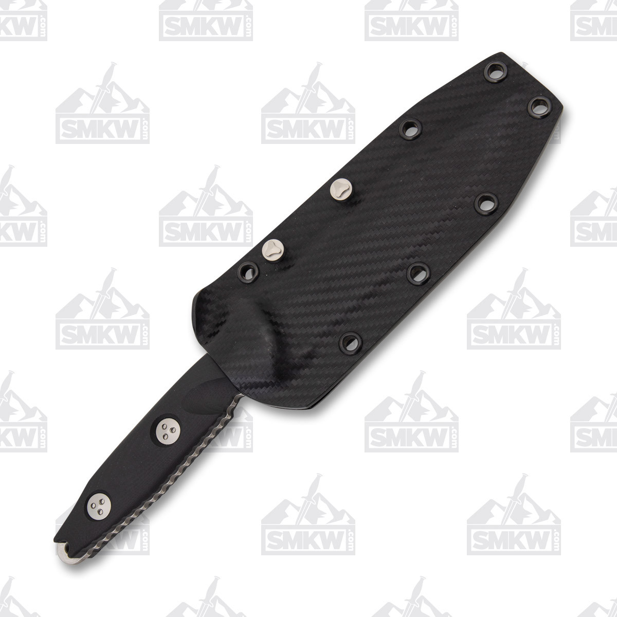 Microtech SOCOM Alpha Fixed Blade Knife Black G10 Stonewashed SE