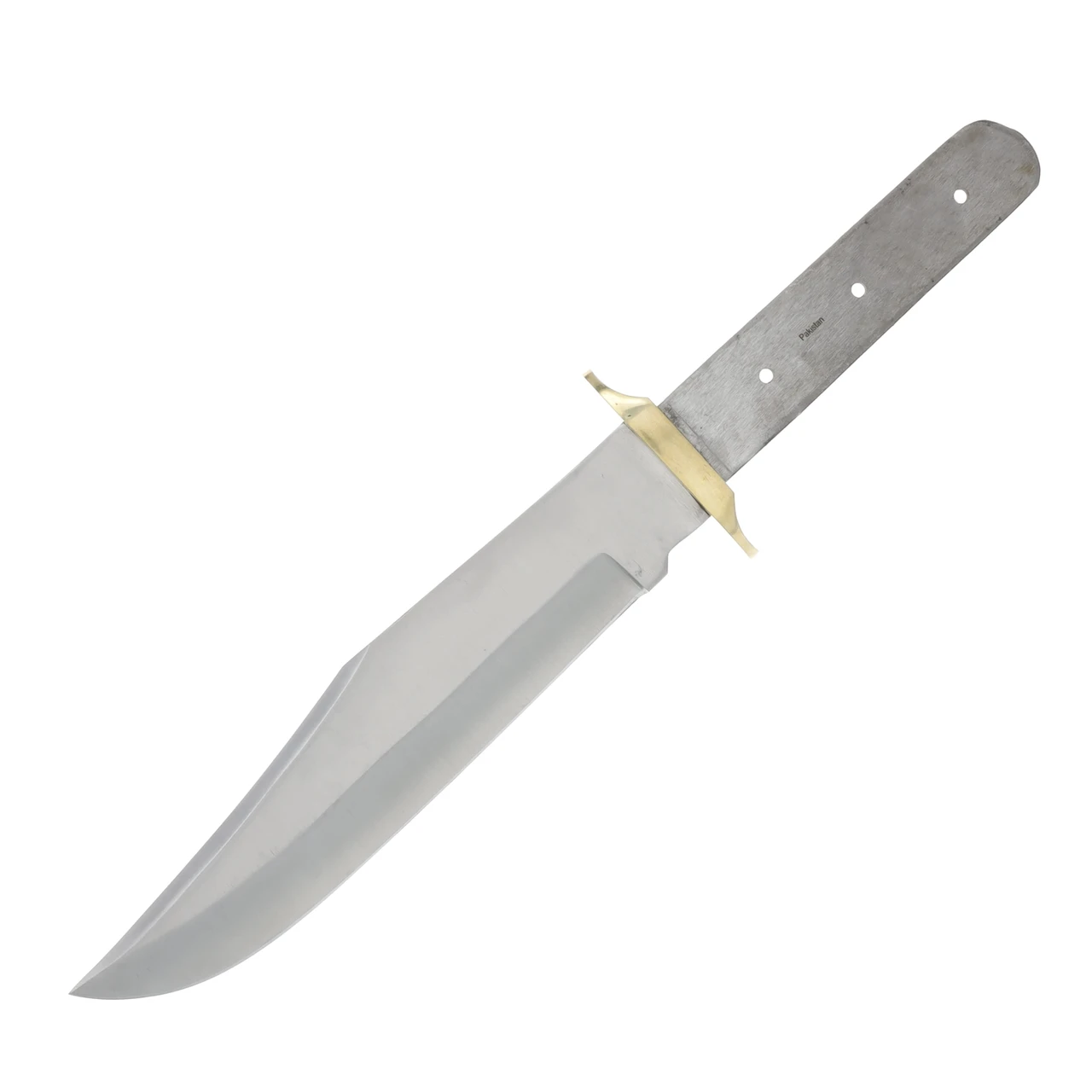 SZCO Bowie Knife Blade Blank 9.62 Inch Plain Satin Bowie BL009