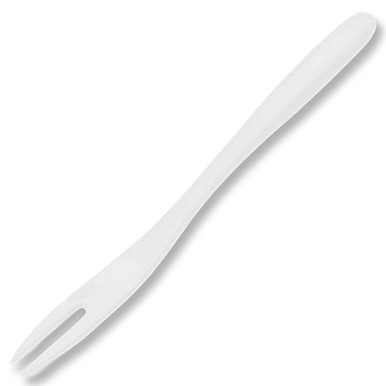 Gourmac White Melamine Mini Fork