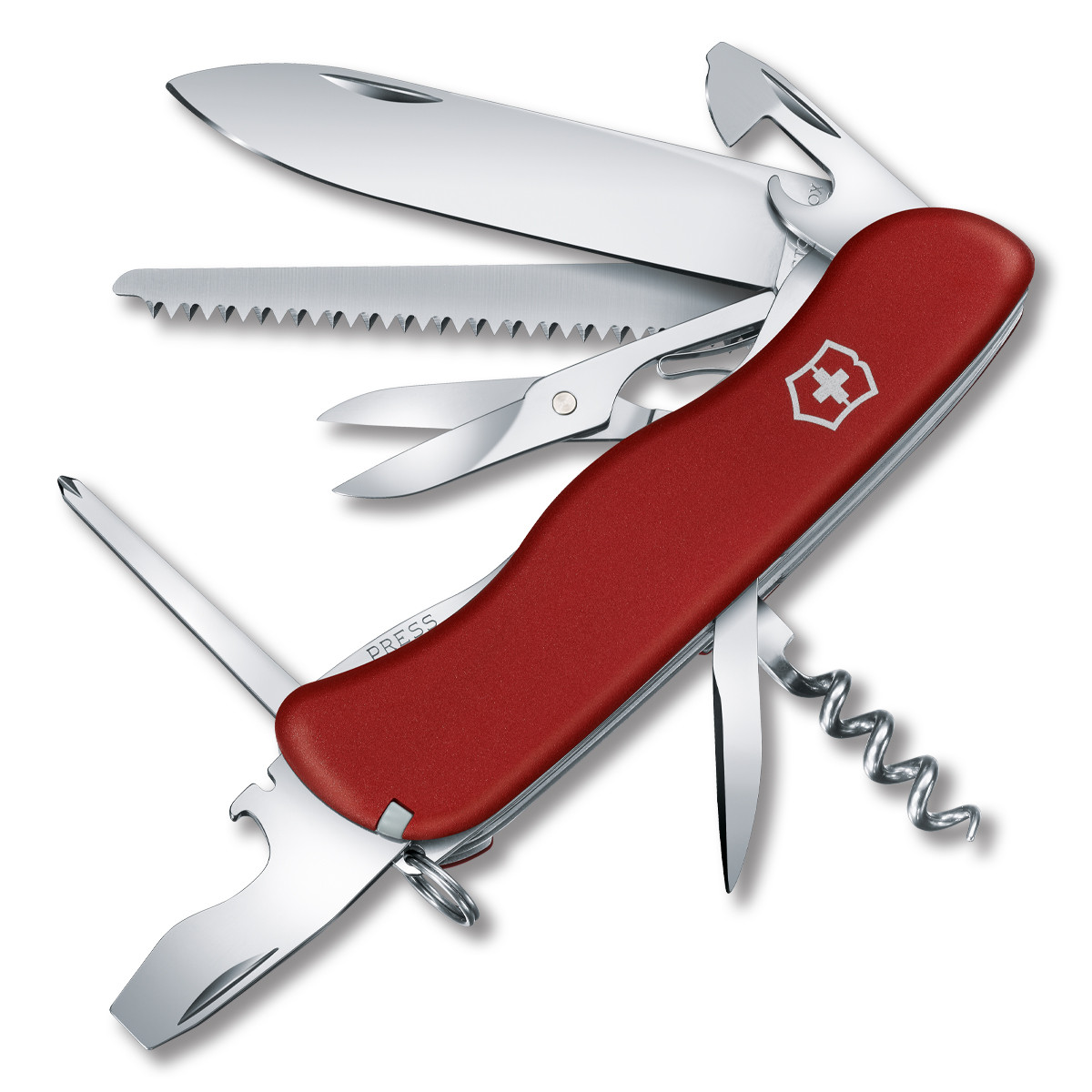 マルチ5フィン✨ケース付✨ミッドレングス　鎌倉No Brand 7`4 Victorinox Outrider Swiss Army Knife Red