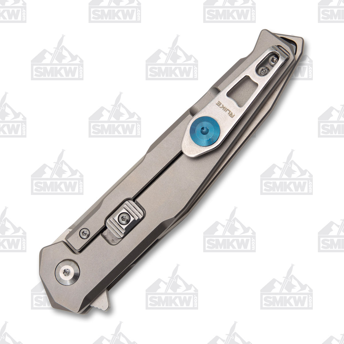RUI Ruike M108-TZ Folding Knife Titanium 3.46in Bead Blast Drop Point