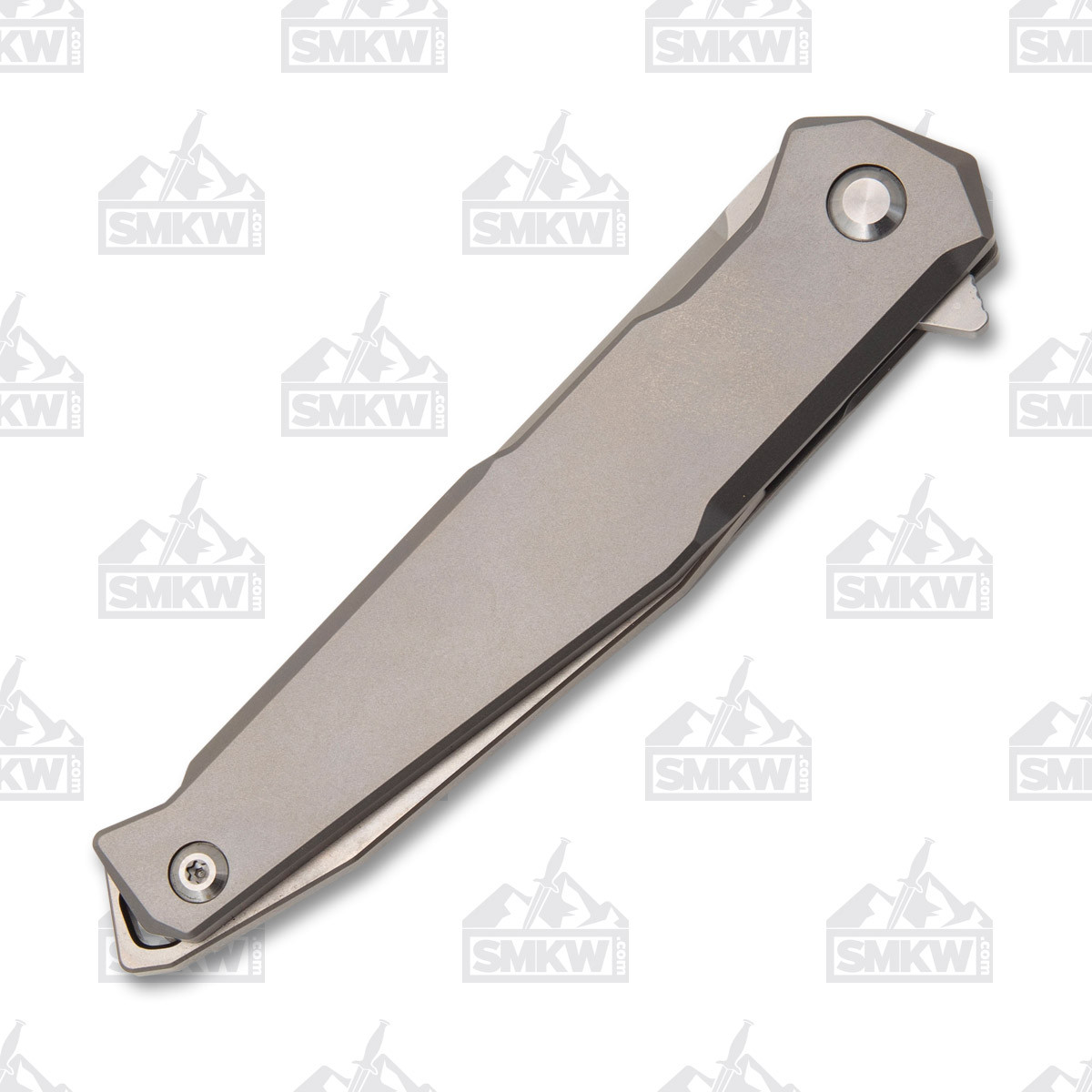 Ruike M108-TZ Folding Knife Titanium 3.46in Bead Blast Drop Point