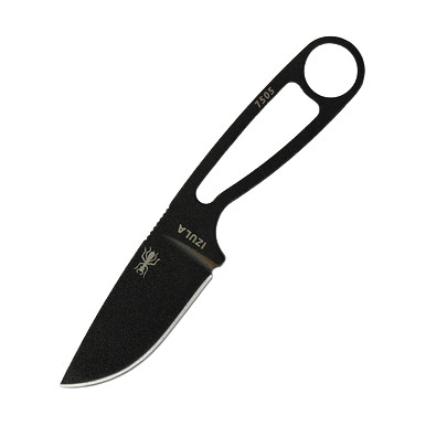 ESEE Knives IZULA Fixed Blade Neck Knife 2.63in Black Oxide Drop Point
