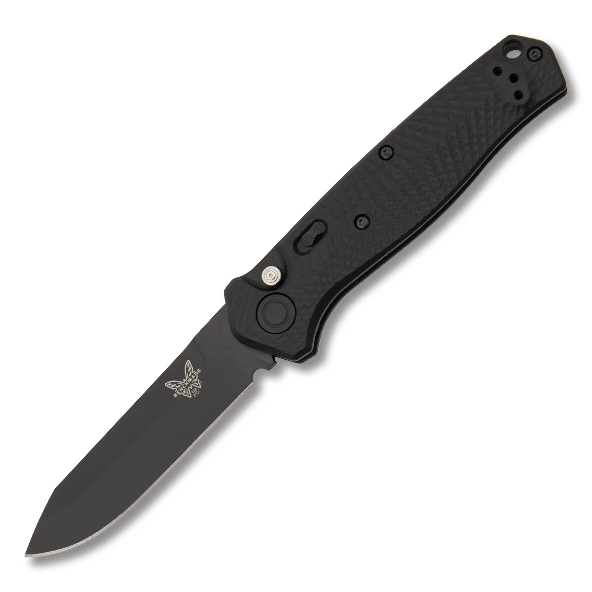 Benchmade Mediator OTS Single Edge Automatic Knife 3.3in Plain G10 AUBM8551BK