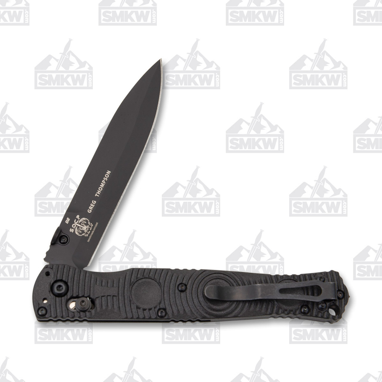 Benchmade 391T SOCP Tactical Folder Knife Blade with Manual Knife Sharpener  