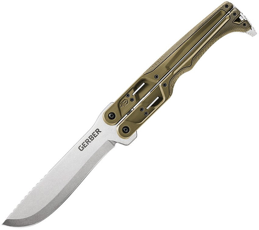 Gerber DoubleDown Folding Green Machete G1533N