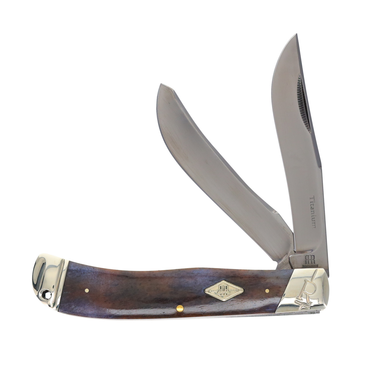 Rough Ryder Jumbo Trapper Folding Knife Titanium