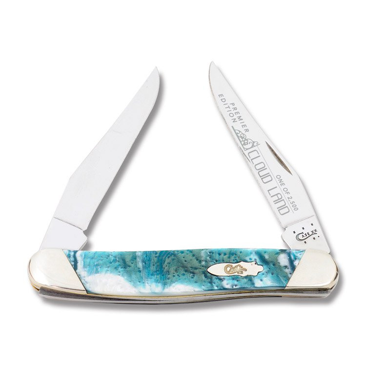 Case XX Slant Bolster Cloud Land Corelon Muskrat Folding Knife CAS9200CL