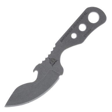 TOPS Bartender Defender XL Fixed Blade Neck Knife 2.13in Tumble Drop Point