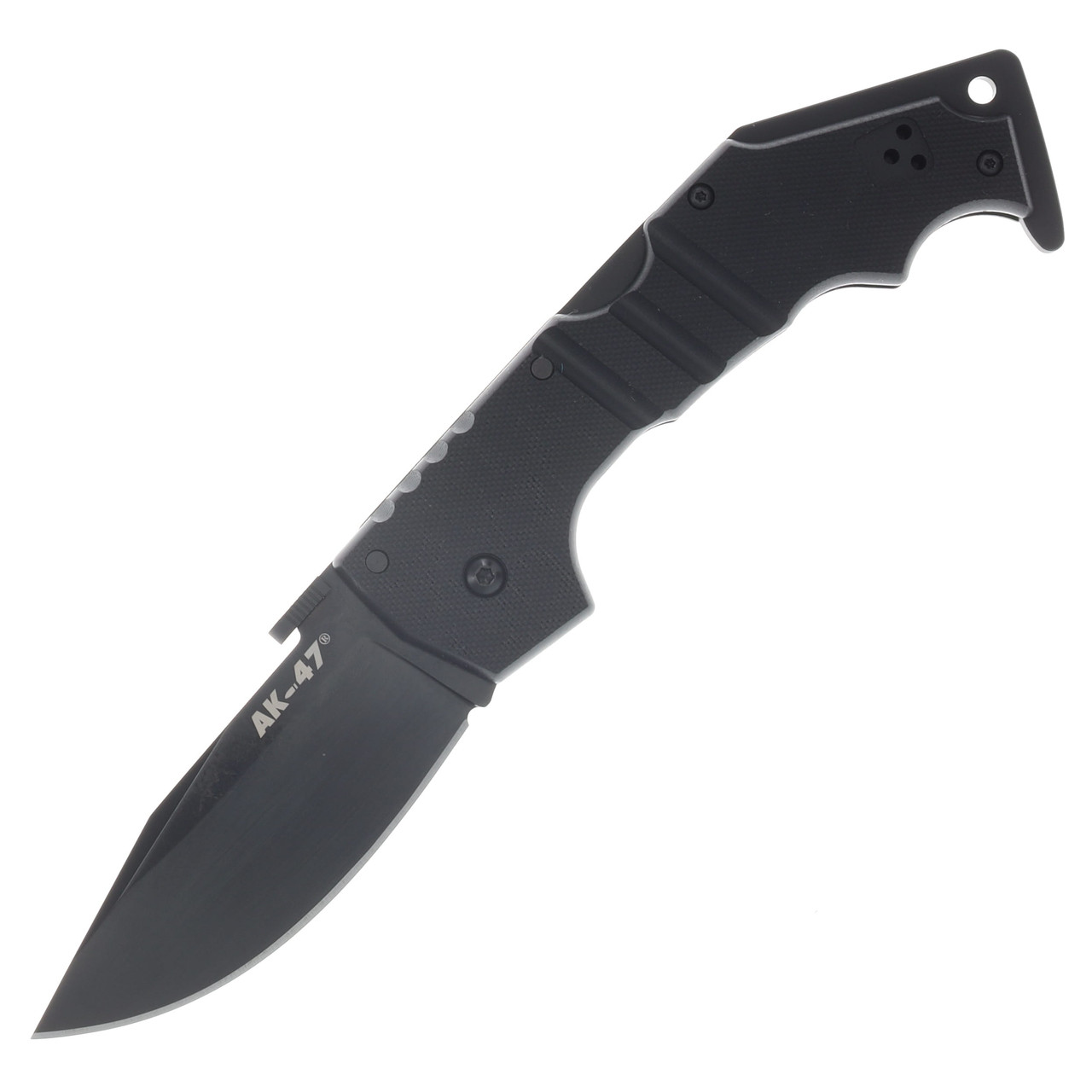 Cold Steel AK-47 Folding Knife 3.5in Plain Black Clip Point CS58M
