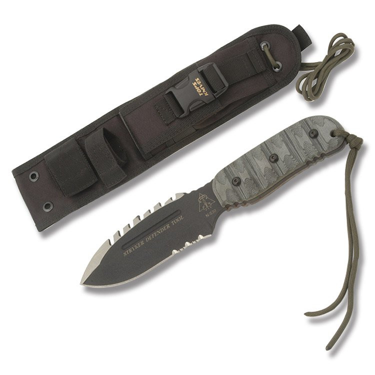 TOPS Stryker Defender Tool Fixed Blade Knife TPDEFT01