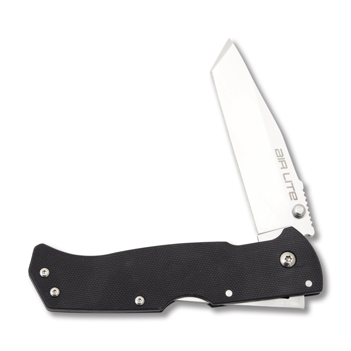 Cold Steel Air Lite Folding Knife 3.5in Plain Black Tanto CS26WT 
