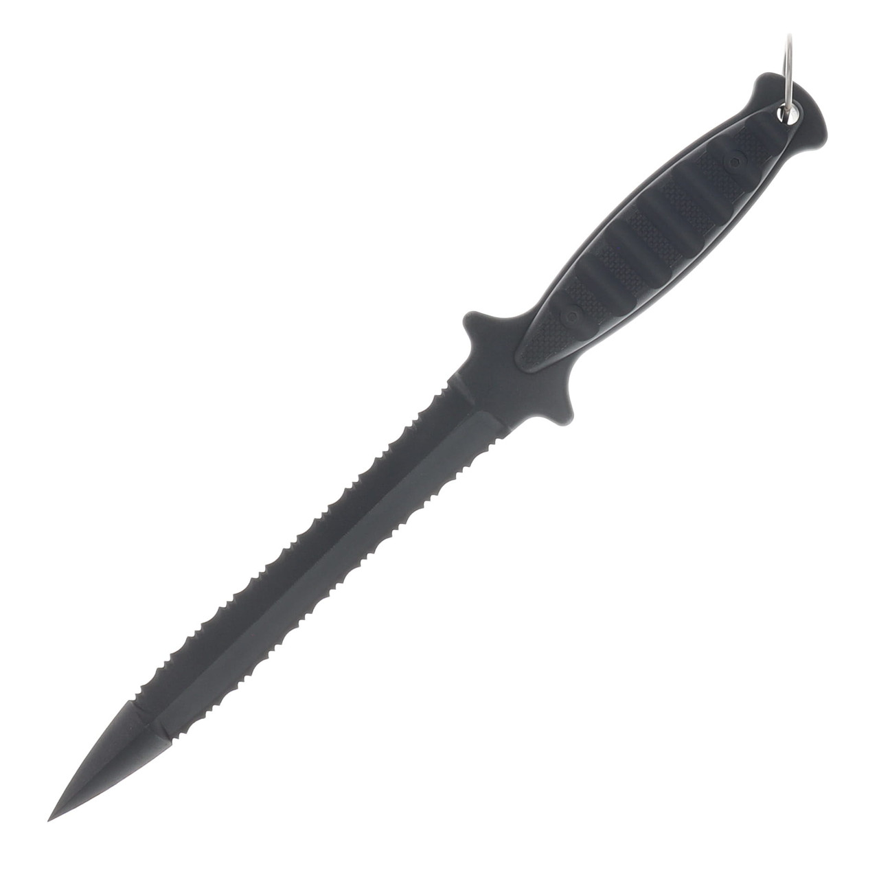 Cold Steel FGX Wasp Fixed Blade Knife 7in Serrated Black Dagger