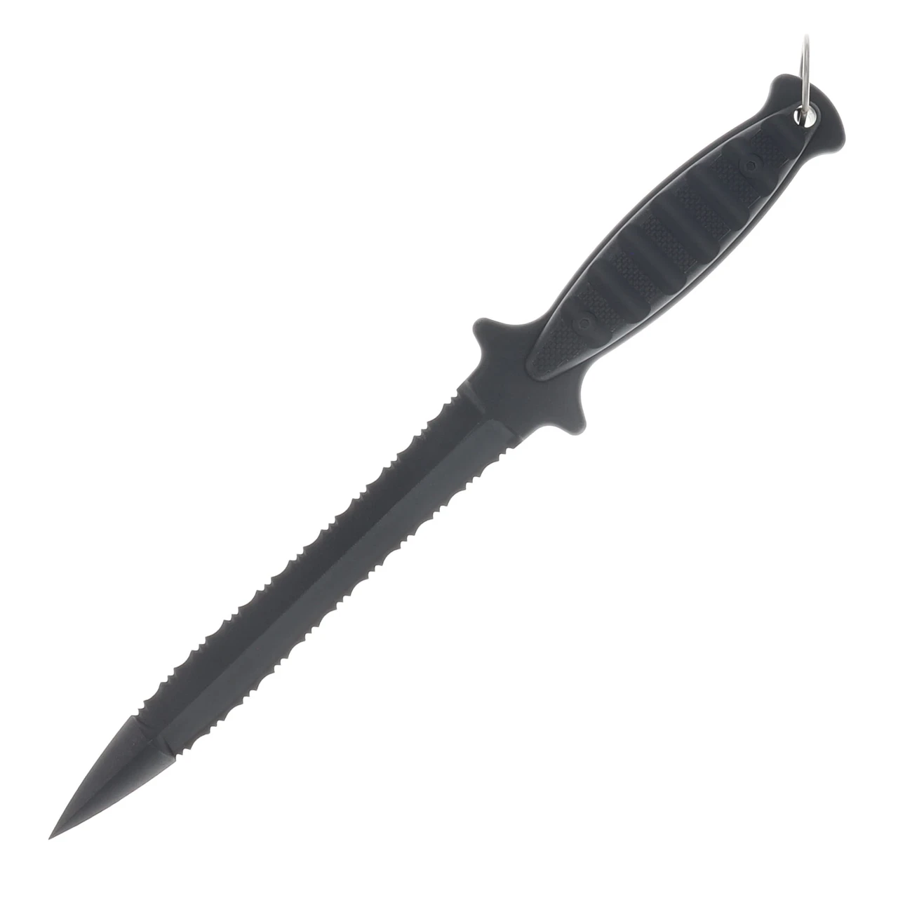 Cold Steel FGX Wasp Fixed Blade Knife 7in Serrated Black Dagger CS92FMA