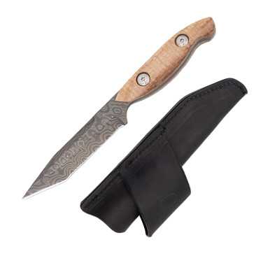 Skelton Bladeworks Scaphoid Damascus Mountain Ash JSSCAPHOIDDA