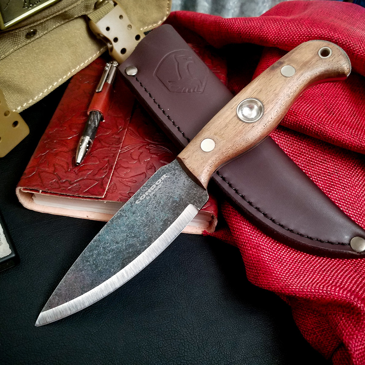 Condor Tool and Knife Wayfinder Fixed Blade Knife 5.3in Plain Edge