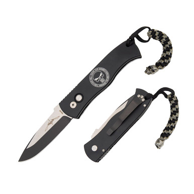 ProTech Emerson CQC7 Automatic Knife Two Tone Spear Point/Black Punisher Skull AUPTE7A3PUN