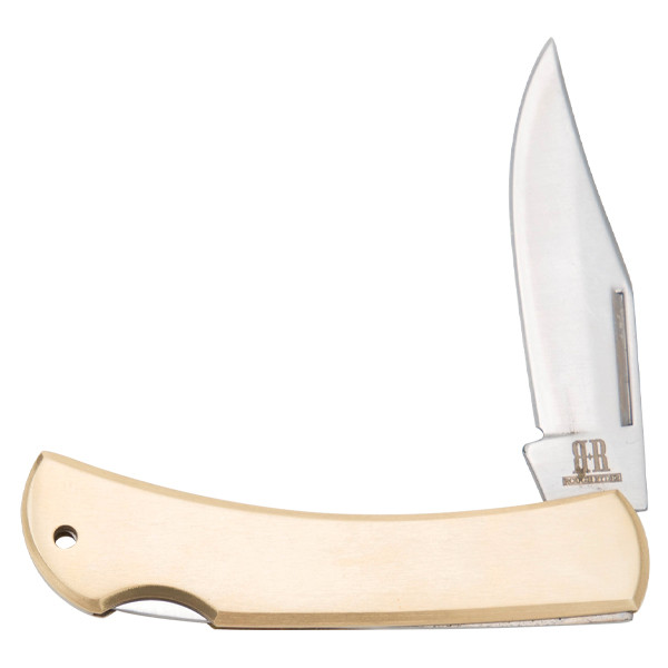 Rough Ryder Brass Lockback Folding Knife