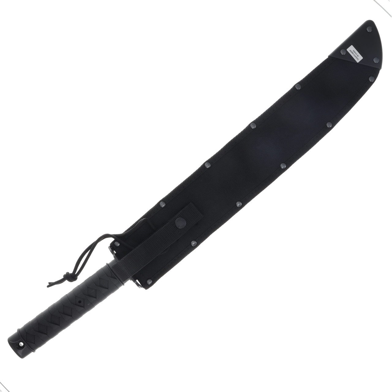 Cold Steel Tactical Wakizashi Machete 18 Inch Plain Black Tanto