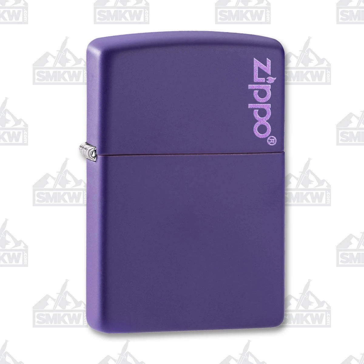 Zippo Classic Logo Purple Matte Lighter