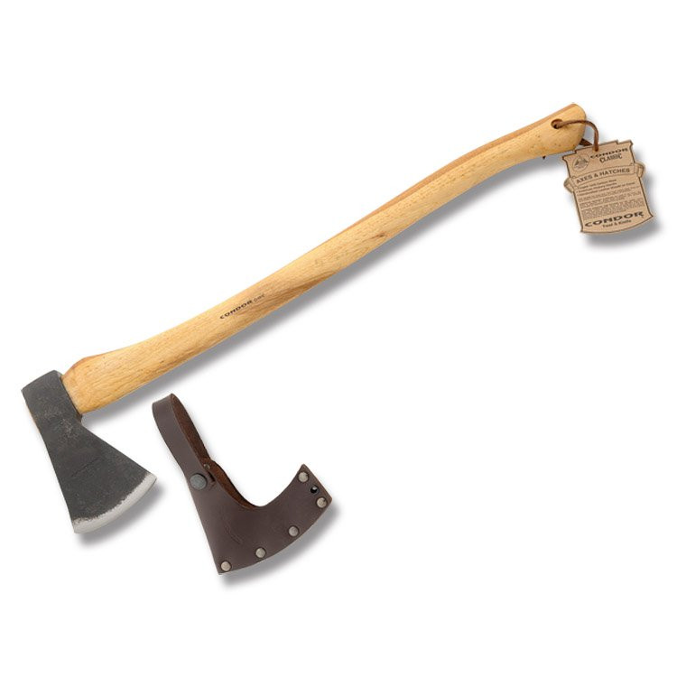 Condor Greenland Bushcraft Axe Burnt American Hickory 26in 
