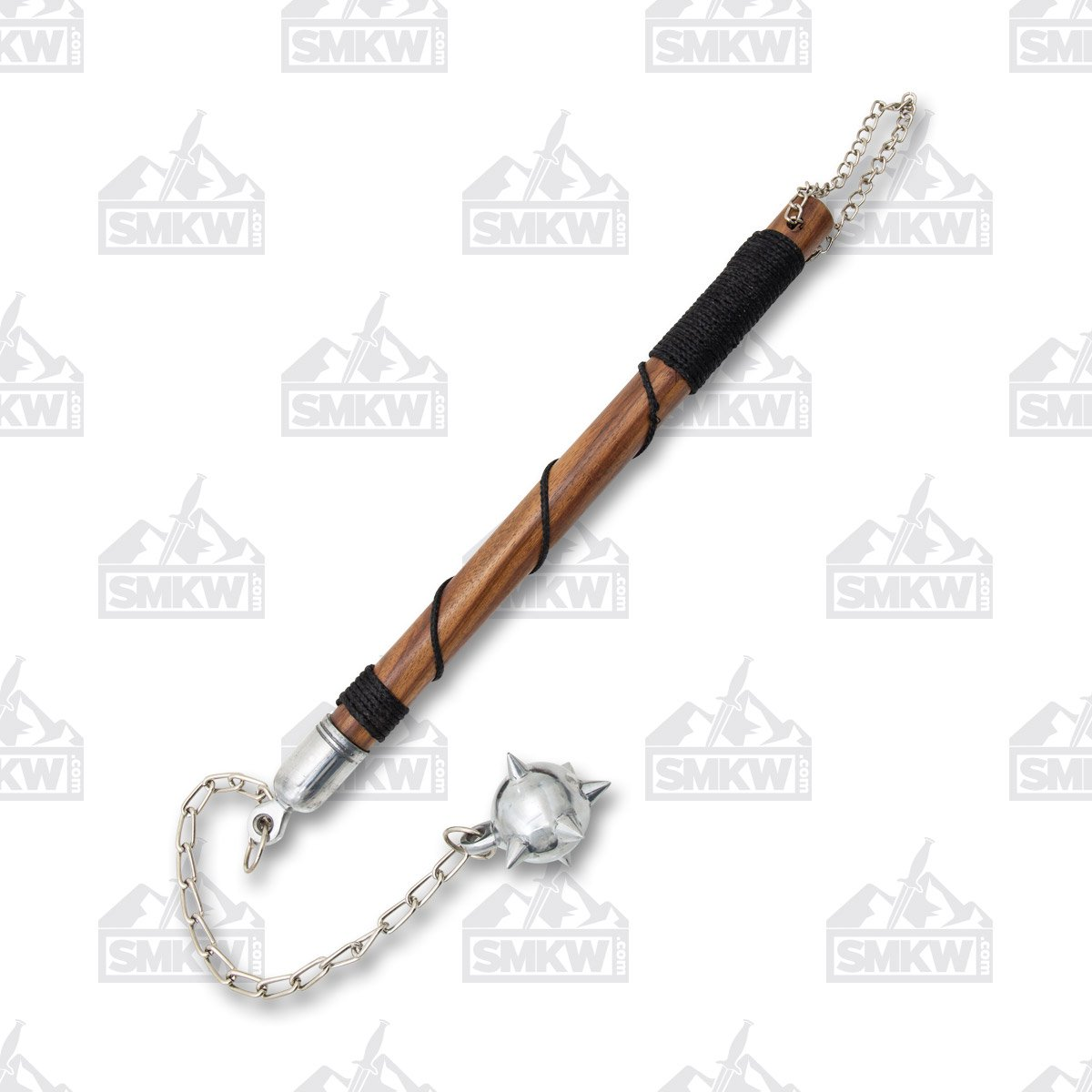 Szco Single Ball Silver Finish Ball and Chain Mace PM200609