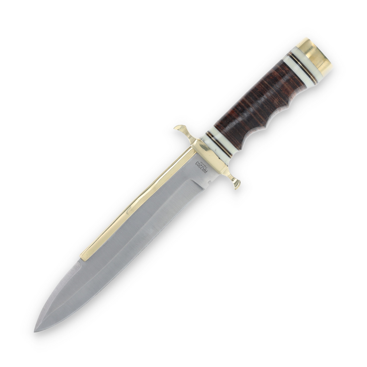 b-boyセット ブリンブリンRuff Ryders ラフライダーズ ロカフェラ Rough Ryder Stacked Leather Brass Back Bowie RR2203 - Smoky