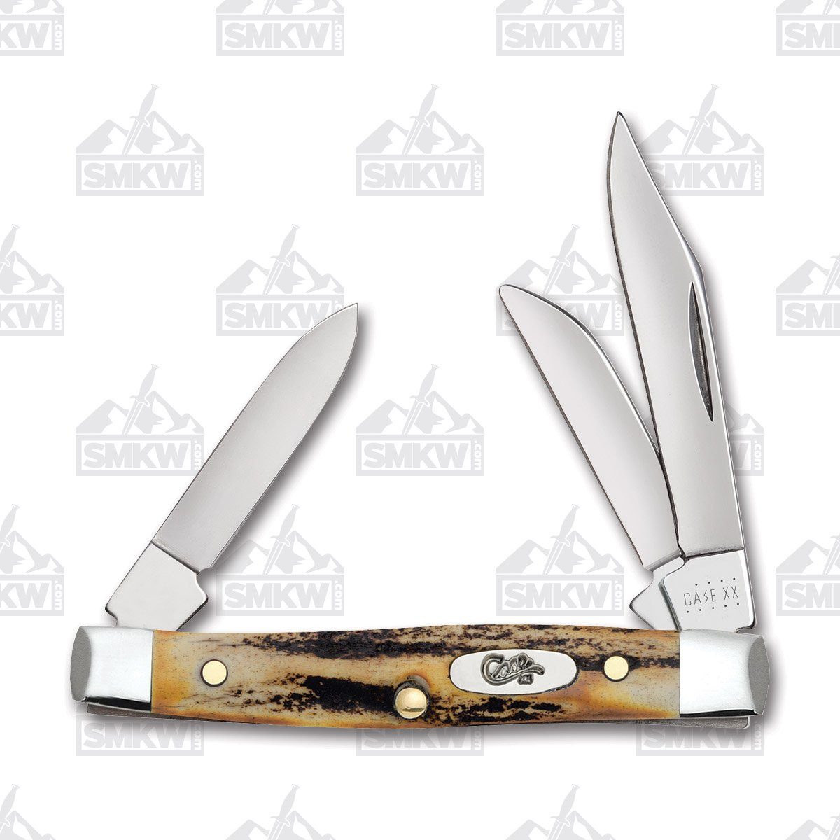Case Genuine India Stag Small Stockman Folding Knife