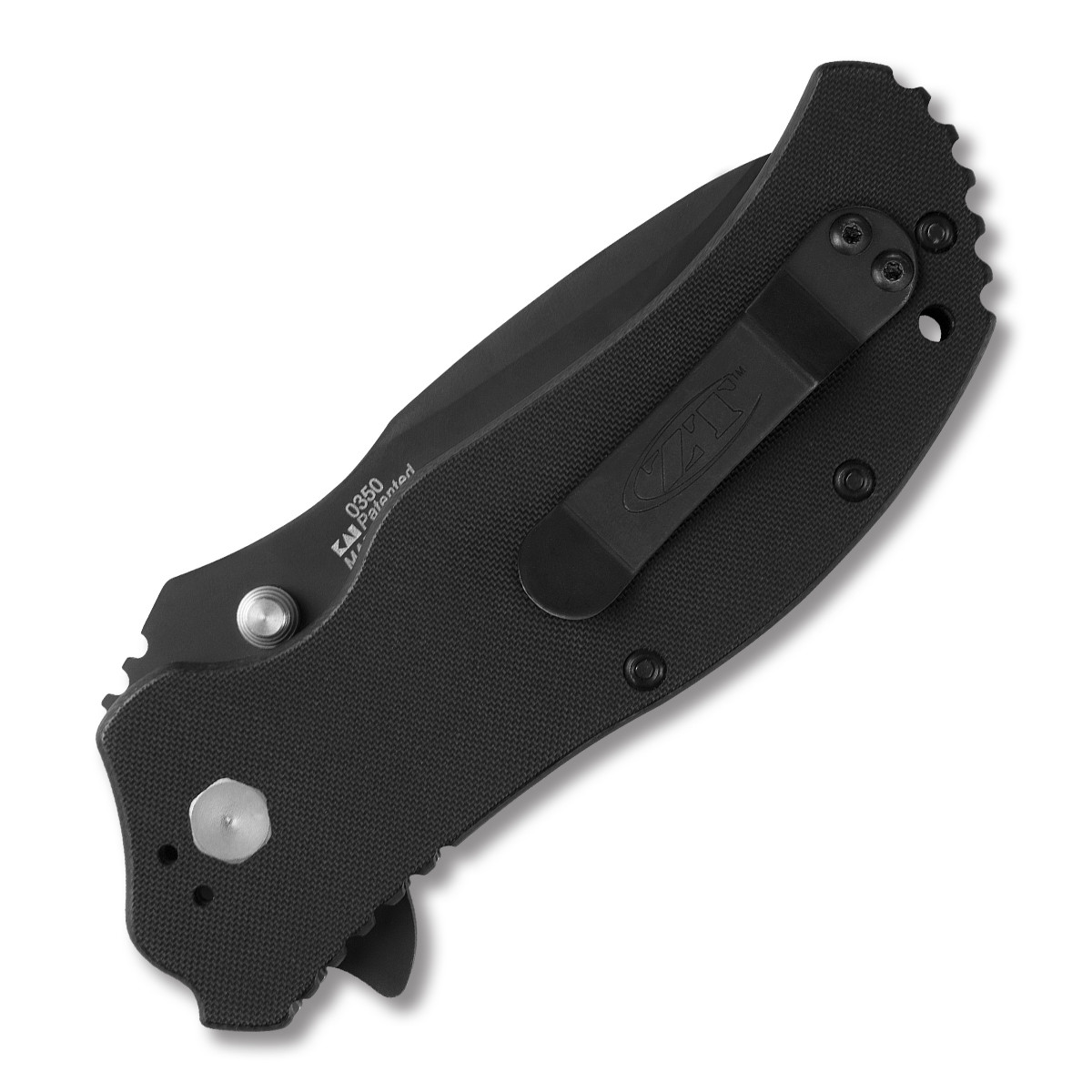Zero Tolerance 0350 Assisted Open Folding Knife Blackout S30V/G-10