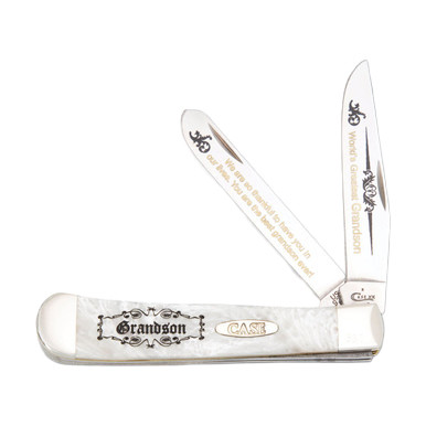 Case XX Grandson Heavenly Pearl Corelon Collector's Edition Trapper Folding Knife