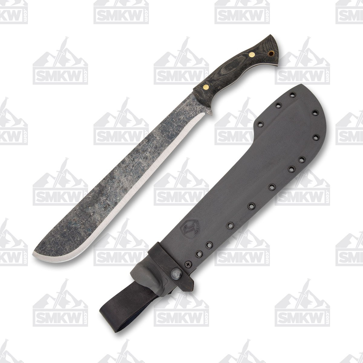 Condor Wastelander Machete Black Micarta 12in Classic Finish Blade