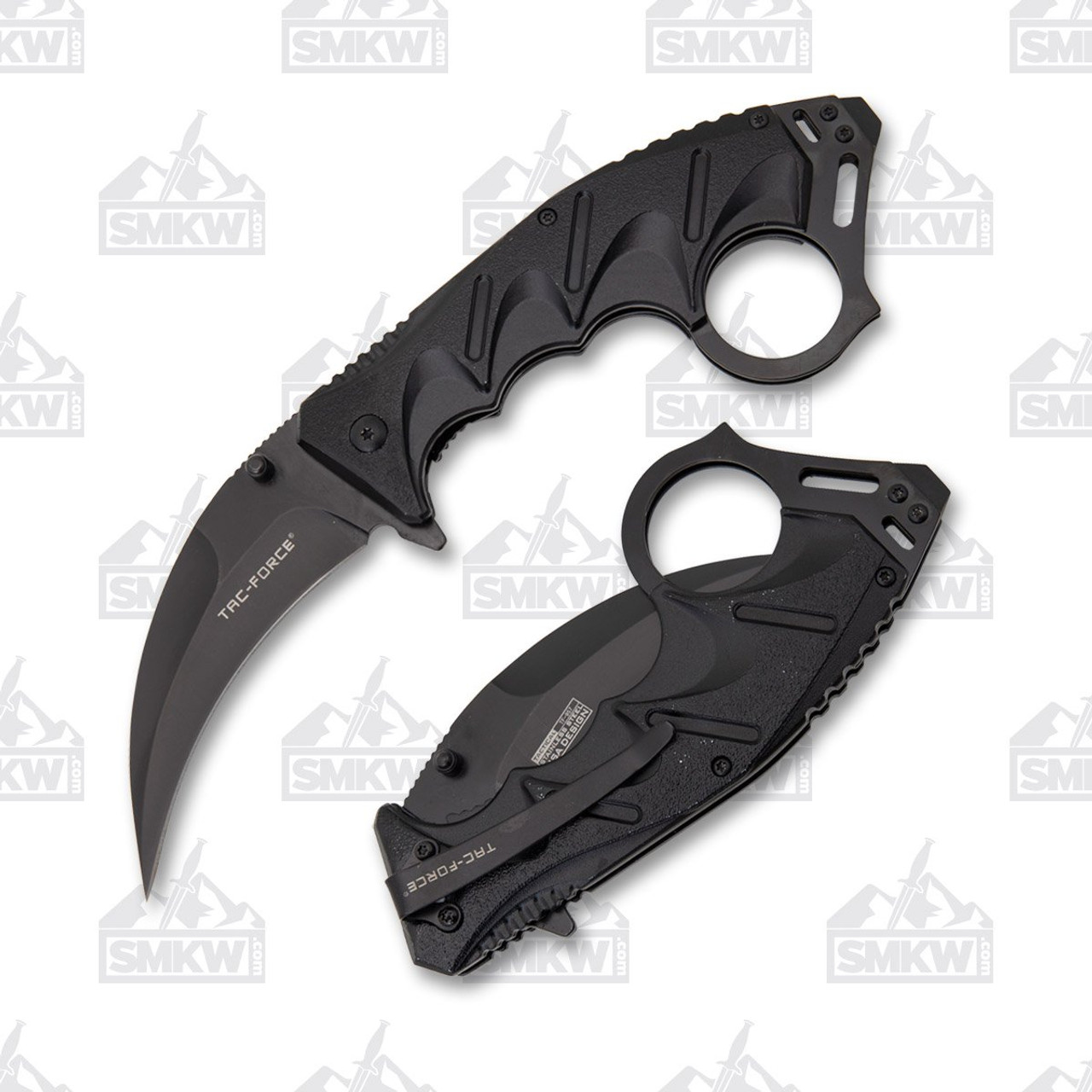 TAC FORCE Spring Assisted Pocket Knives KARAMBIT CLAW RED Blade Tactical  Knife