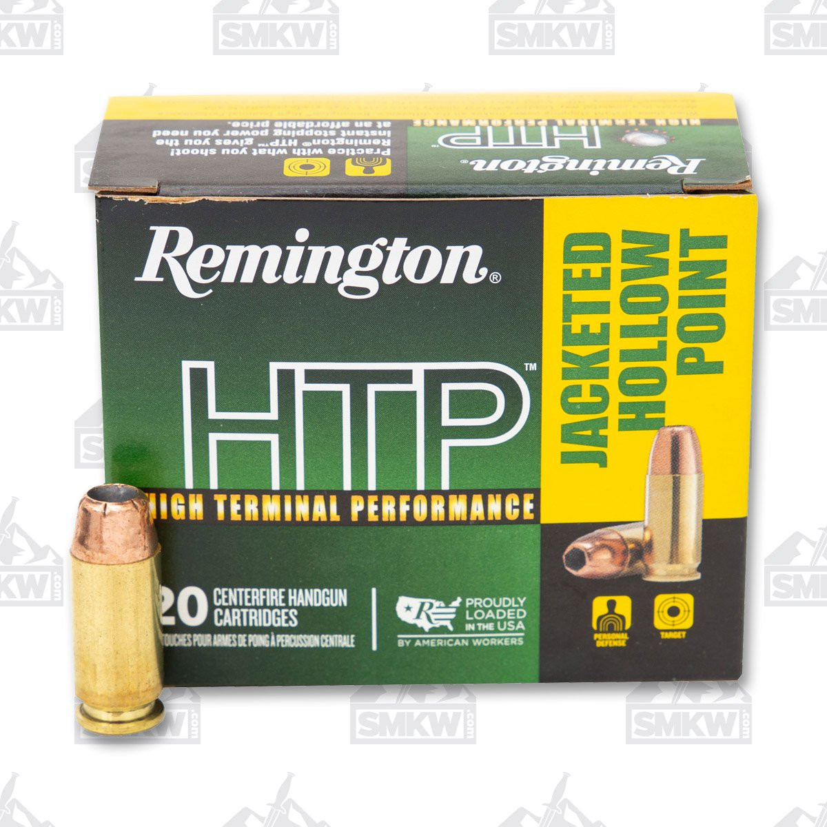 Remington HTP 40 S&W Ammunition 155 Grain JHP 20 Rounds RT22306