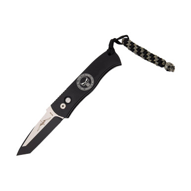 ProTech Emerson CQC7 Automatic Knife Two Tone Tanto/Black with Punisher Skull AUPTE7T3PUN