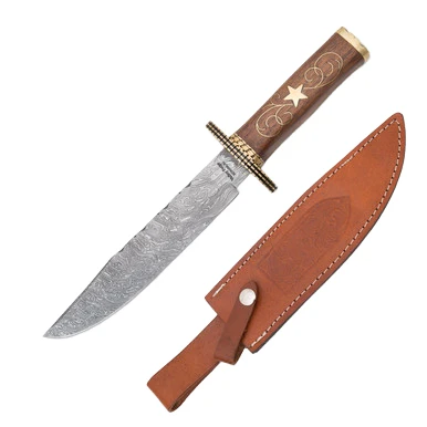 Frost Valley Forge Damascus Stars and Swirls Bowie