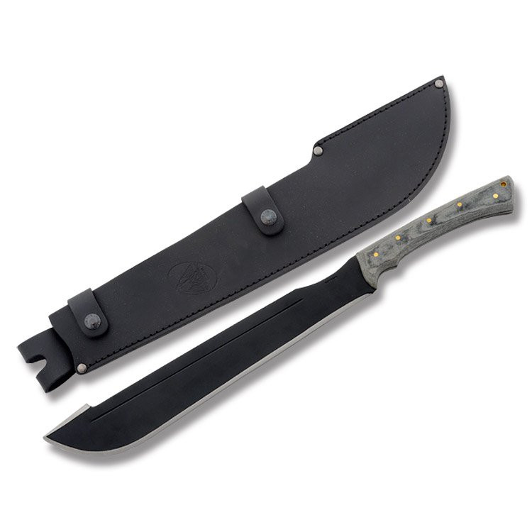 Condor Tool and Knife Discord Machete Gray Micarta 17.52in Black