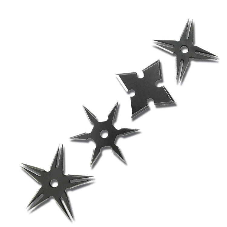 Black Throwing Star 4 Piece DBRC1084B