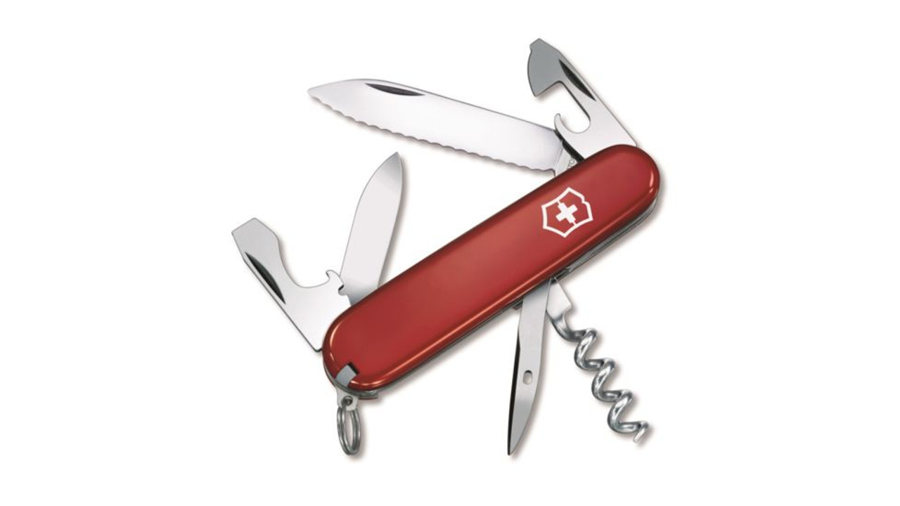 Victorinox Spartan Swiss Army Knife Red Serrated Smoky Mountain Knife Works