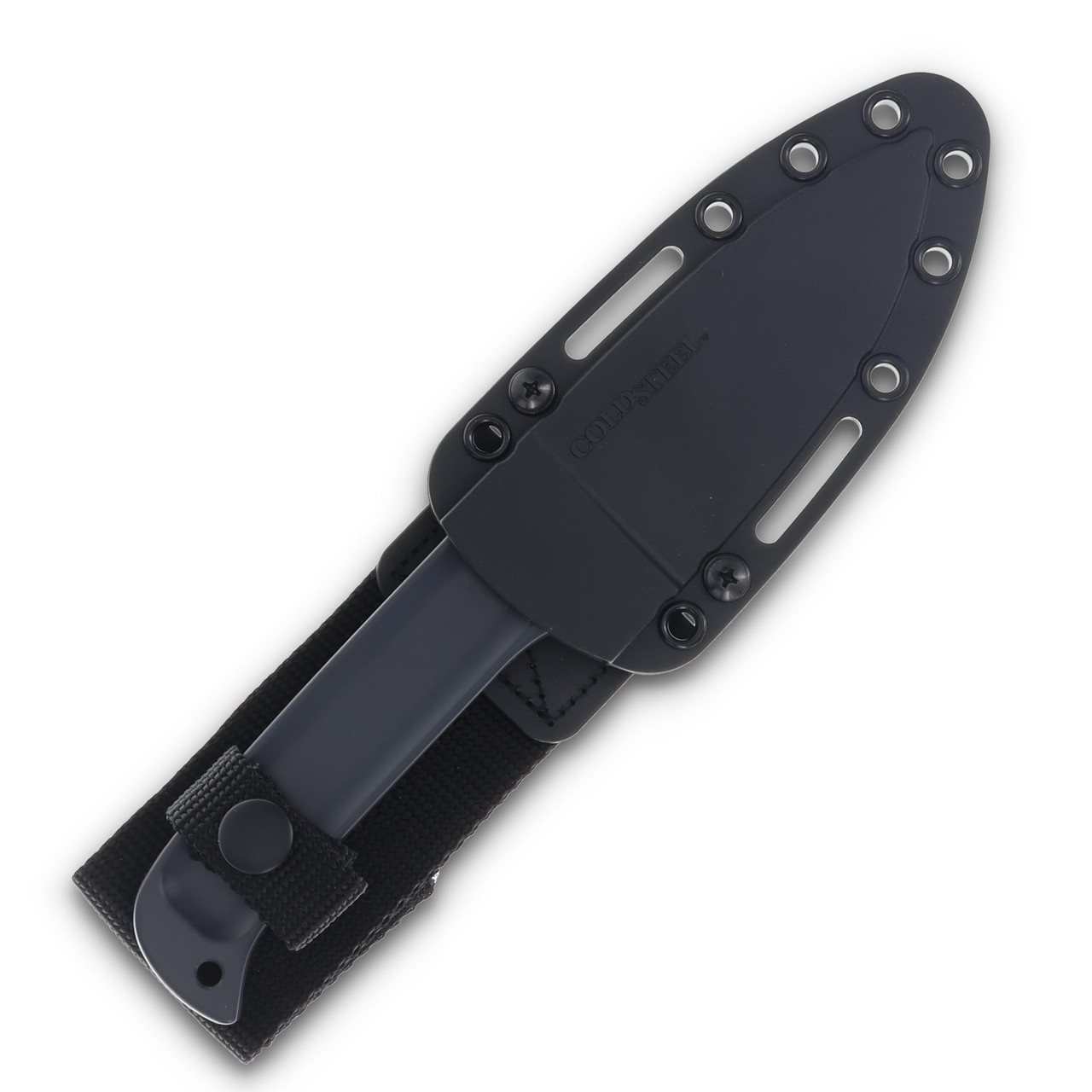 Cold Steel Drop Forged Hunter Fixed Knife 4in Plain Black Drop
