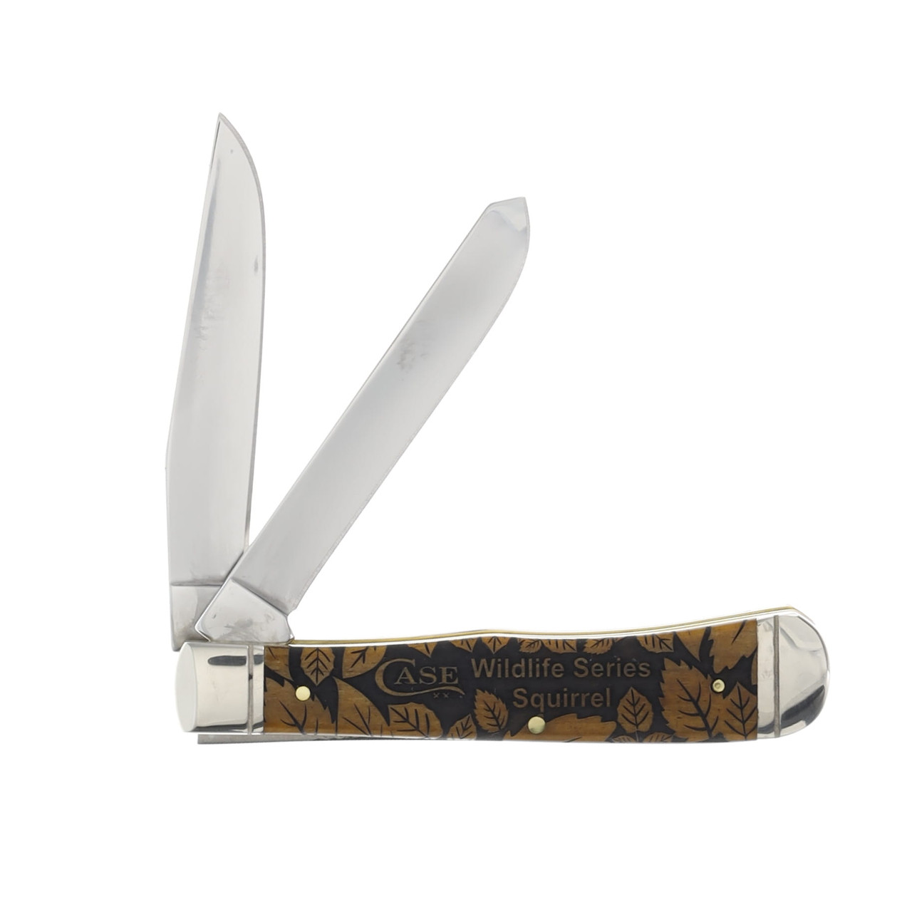 Case XX Squirrel Antique Bone Trapper Folding Knife CA58182SQ