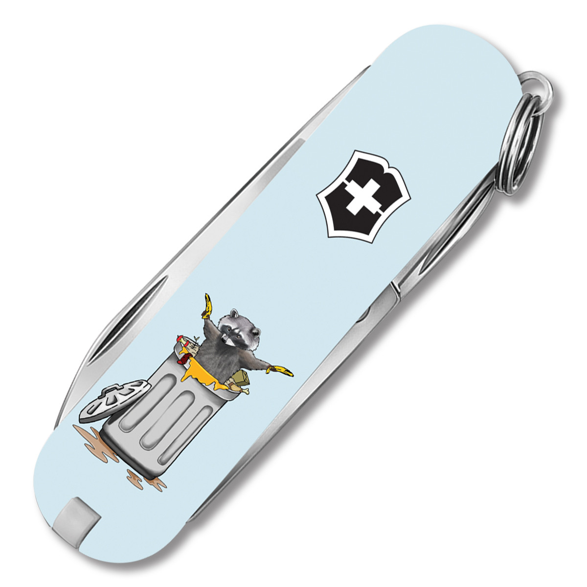 Victorinox Classic SD Swiss Army Knife Trash Panda | Smoky
