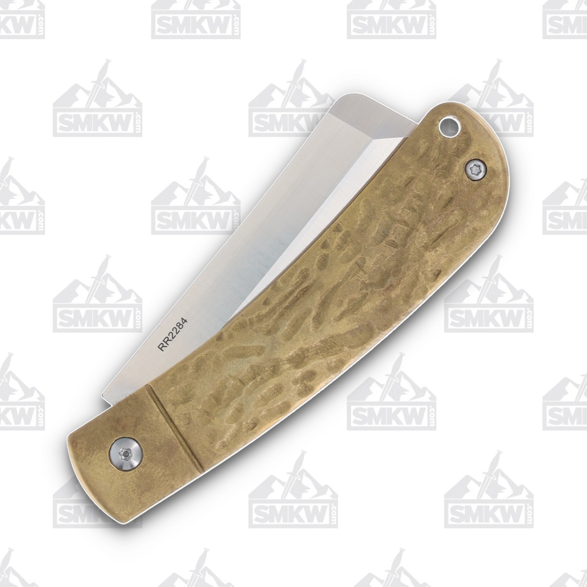 Rough Ryder Apta Modern Slip Joint Folding Knife Brass RR2284